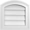 Ekena Millwork Arch Top Surface Mount PVC Gable Vent: Functional, w/ 2"W x 1-1/2"P Brickmould Frame, 14"W x 14"H GVPAR14X1402SF - alternate 1